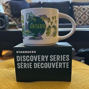 Starbucks Ontario Discovery Mug - Green and White